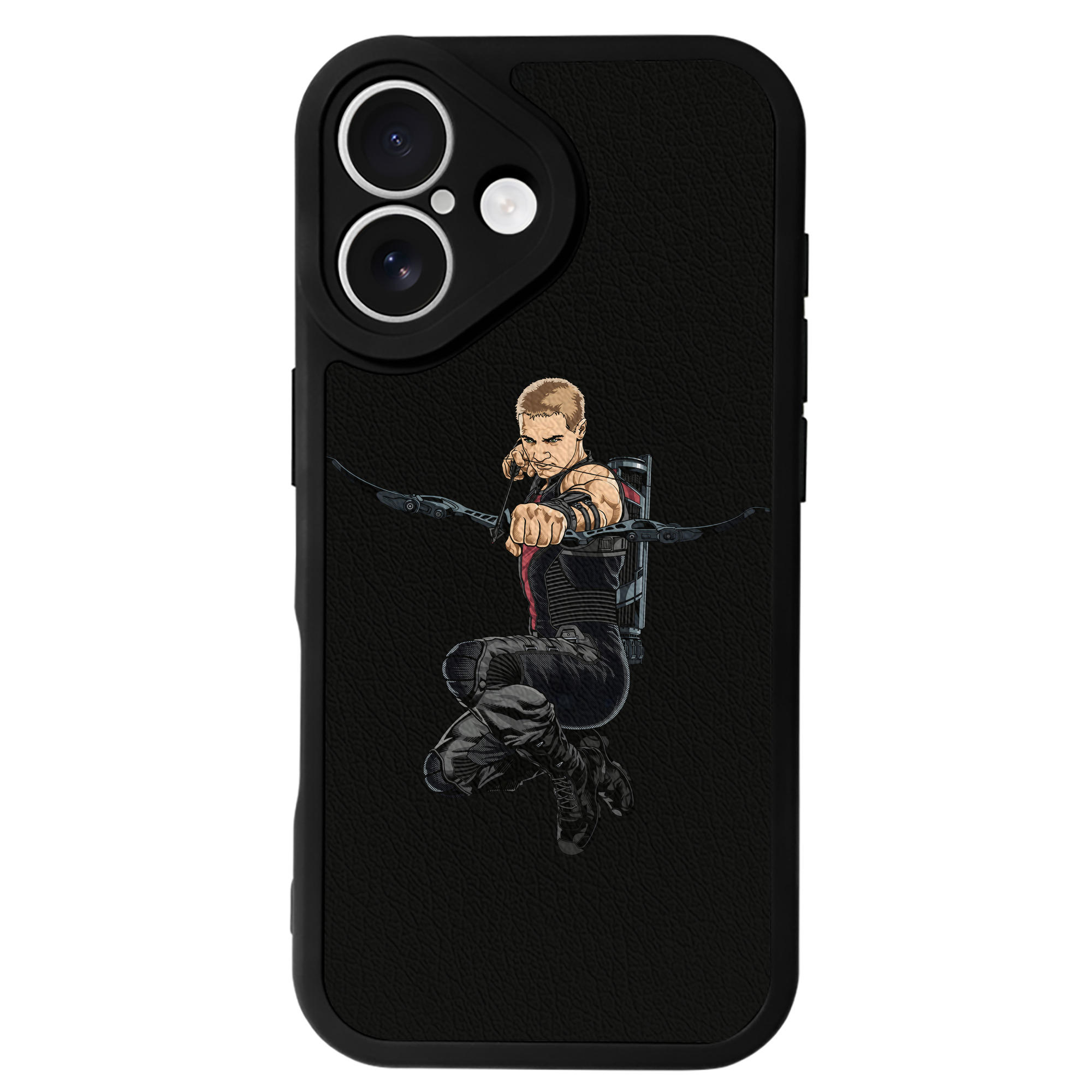 （画像用） アベンジャーズ The Avengers 【iPhone 16シリーズ対応】シリコンスマホケース（レザー調） 材質：シリコン